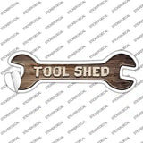 Tool Shed Novelty Wrench Sticker Decal