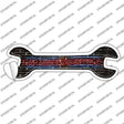 Car Wash and Service Novelty Wrench Sticker Decal
