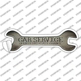Car Service Novelty Wrench Sticker Decal