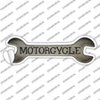 Motorcycle Novelty Wrench Sticker Decal