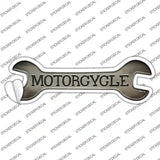 Motorcycle Novelty Wrench Sticker Decal