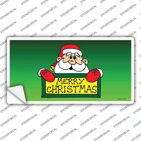 Merry Christmas Santa Novelty Sticker Decal