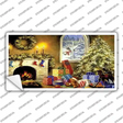 Christmas Scene Novelty Sticker Decal