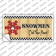 Snowflake Snowmen Melt Your Heart Novelty Sticker Decal