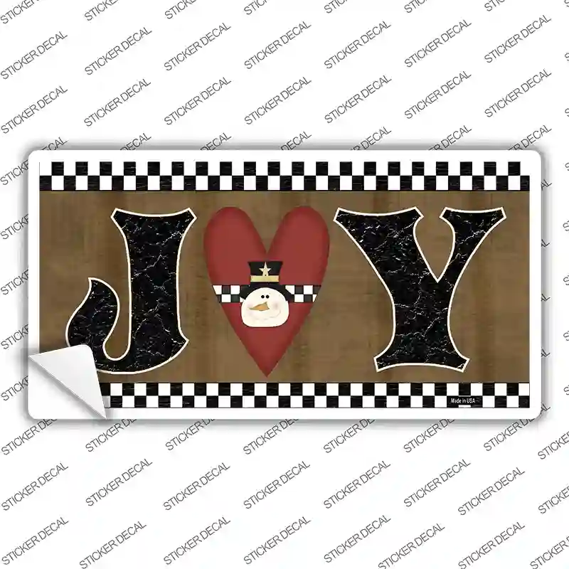 Joy Novelty Sticker Decal