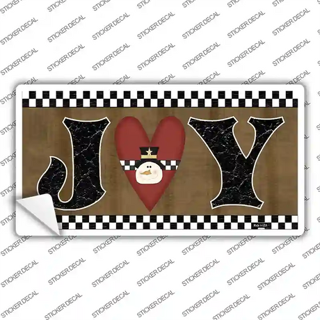 Joy Novelty Sticker Decal