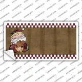 Santa Offset Novelty Sticker Decal
