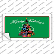Happy Holidays Christmas Tree Novelty Sticker Decal