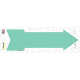 Mint Novelty Arrow Sticker Decal