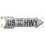 Diamond US Highway Novelty Arrow Sticker Decal