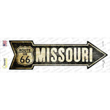 Vintage Route 66 Missouri Novelty Arrow Sticker Decal