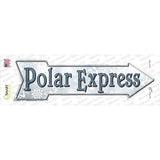 Polar Express Novelty Arrow Sticker Decal