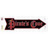 Pirates Cove Novelty Arrow Sticker Decal