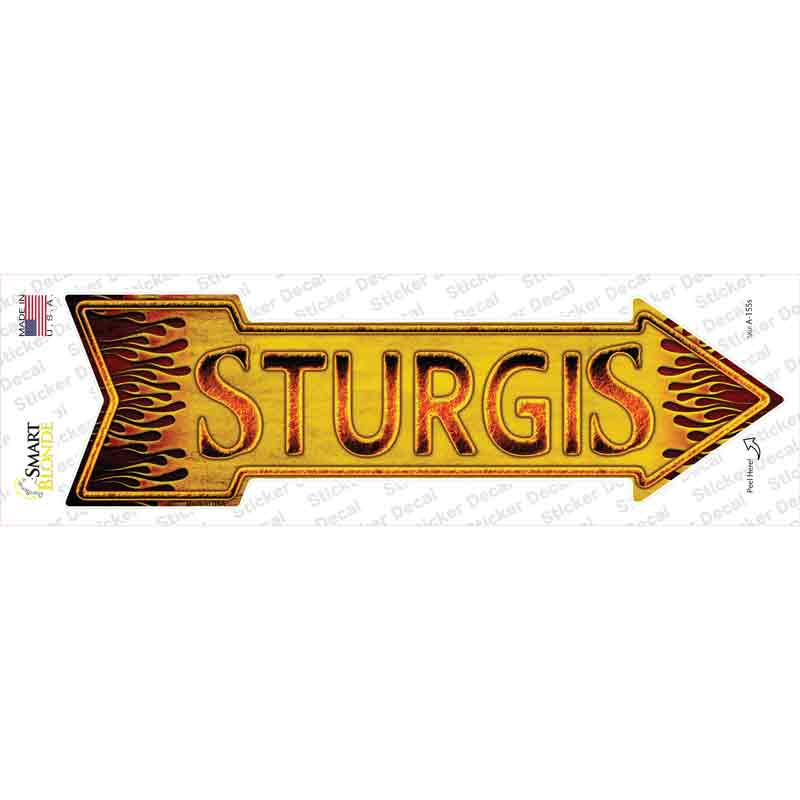 Sturgis Novelty Arrow Sticker Decal