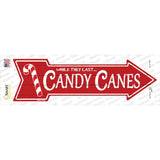 Candy Canes Novelty Arrow Sticker Decal