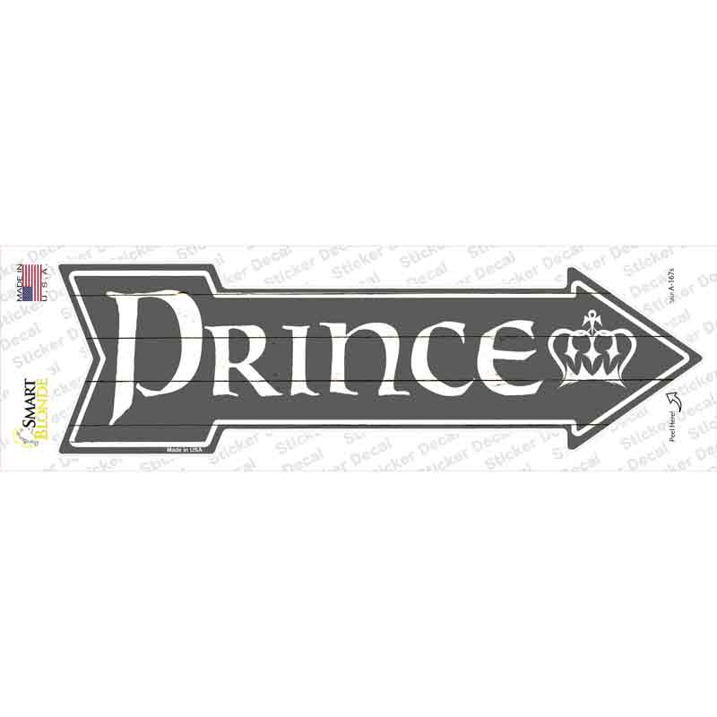 Prince Novelty Arrow Sticker Decal