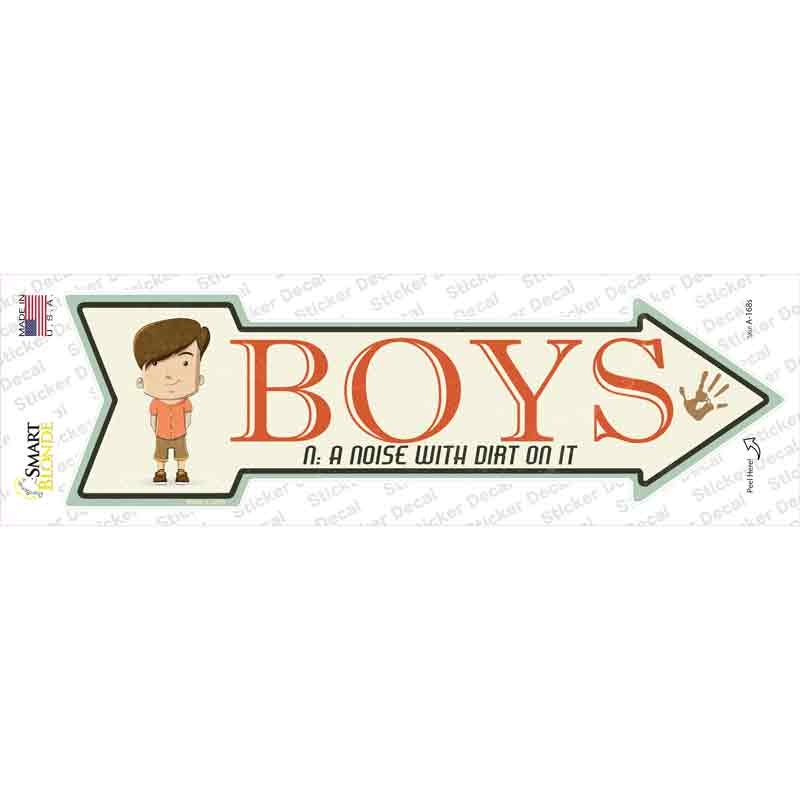 Boys Novelty Arrow Sticker Decal