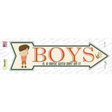 Boys Novelty Arrow Sticker Decal
