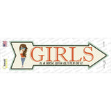 Girls Novelty Arrow Sticker Decal