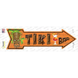 Tiki Bar Novelty Arrow Sticker Decal