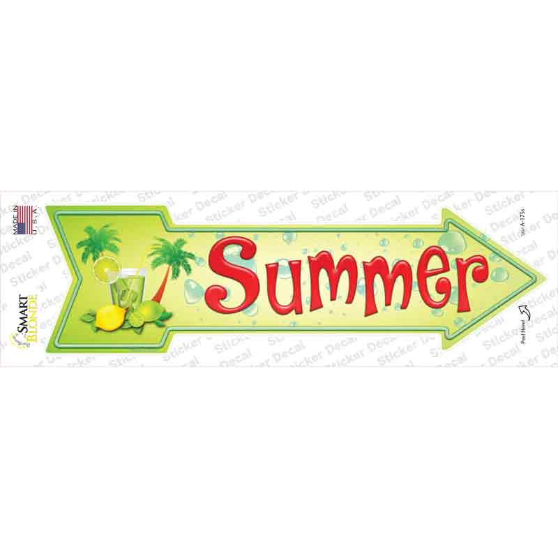 Summer Novelty Arrow Sticker Decal