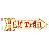Elf Trail Novelty Arrow Sticker Decal
