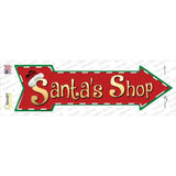 Santas Shop Novelty Arrow Sticker Decal