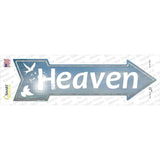 Heaven Novelty Arrow Sticker Decal