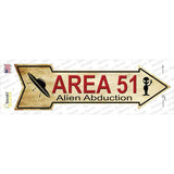Area 51 Novelty Arrow Sticker Decal