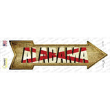 Alabama Novelty Arrow Sticker Decal