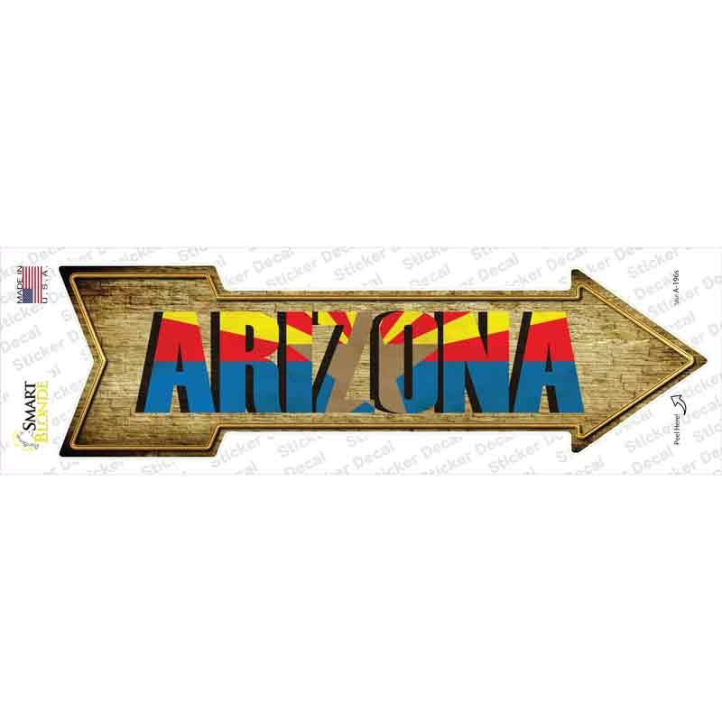 Arizona Novelty Arrow Sticker Decal