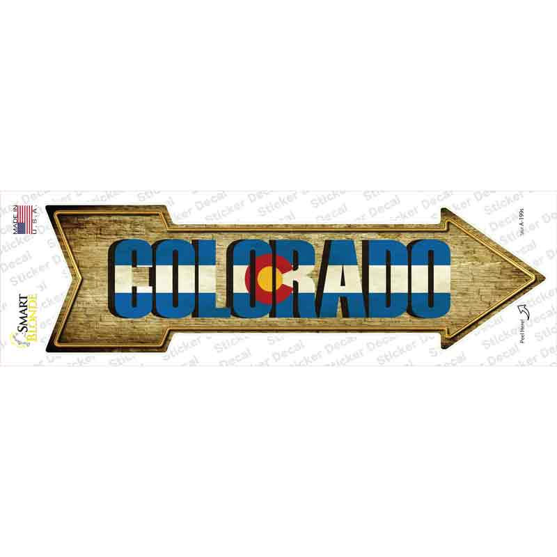 Colorado Novelty Arrow Sticker Decal