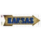 Kansas Novelty Arrow Sticker Decal