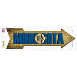 Minnesota Novelty Arrow Sticker Decal