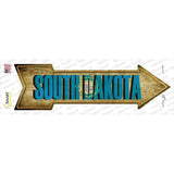 South Dakota Novelty Arrow Sticker Decal