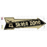 Skater Zone Novelty Arrow Sticker Decal
