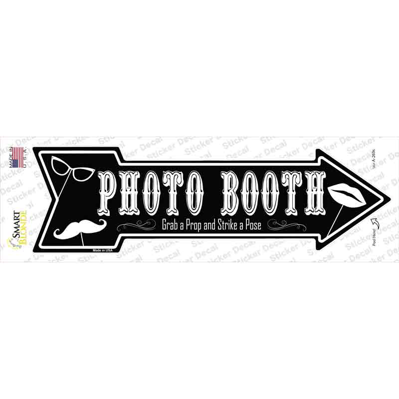 Photo Booth Novelty Arrow Sticker Decal