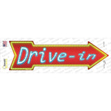 Drive In Novelty Arrow Sticker Decal