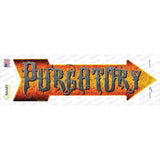 Purgatory Novelty Arrow Sticker Decal