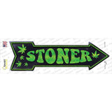 Stoner Novelty Arrow Sticker Decal