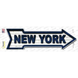 New York Colors Novelty Arrow Sticker Decal