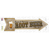 Root Beer Novelty Arrow Sticker Decal