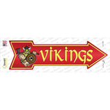 Vikings Novelty Arrow Sticker Decal