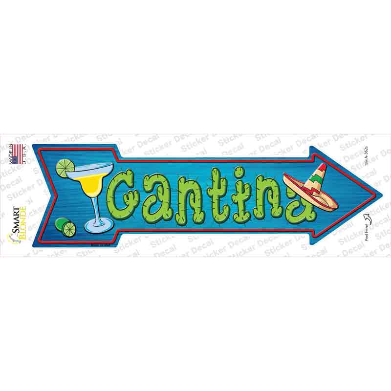 Cantina Novelty Arrow Sticker Decal