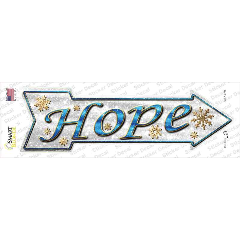 Hope Novelty Arrow Sticker Decal