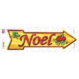 Noel Novelty Arrow Sticker Decal
