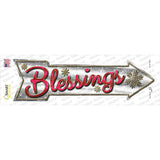 Blessings Novelty Arrow Sticker Decal