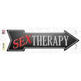 Sex Is My Therapy Novelty Arrow Sticker Decal
