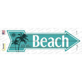 At The Beach Novelty Arrow Sticker Decal