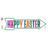 Happy Easter Novelty Arrow Sticker Decal